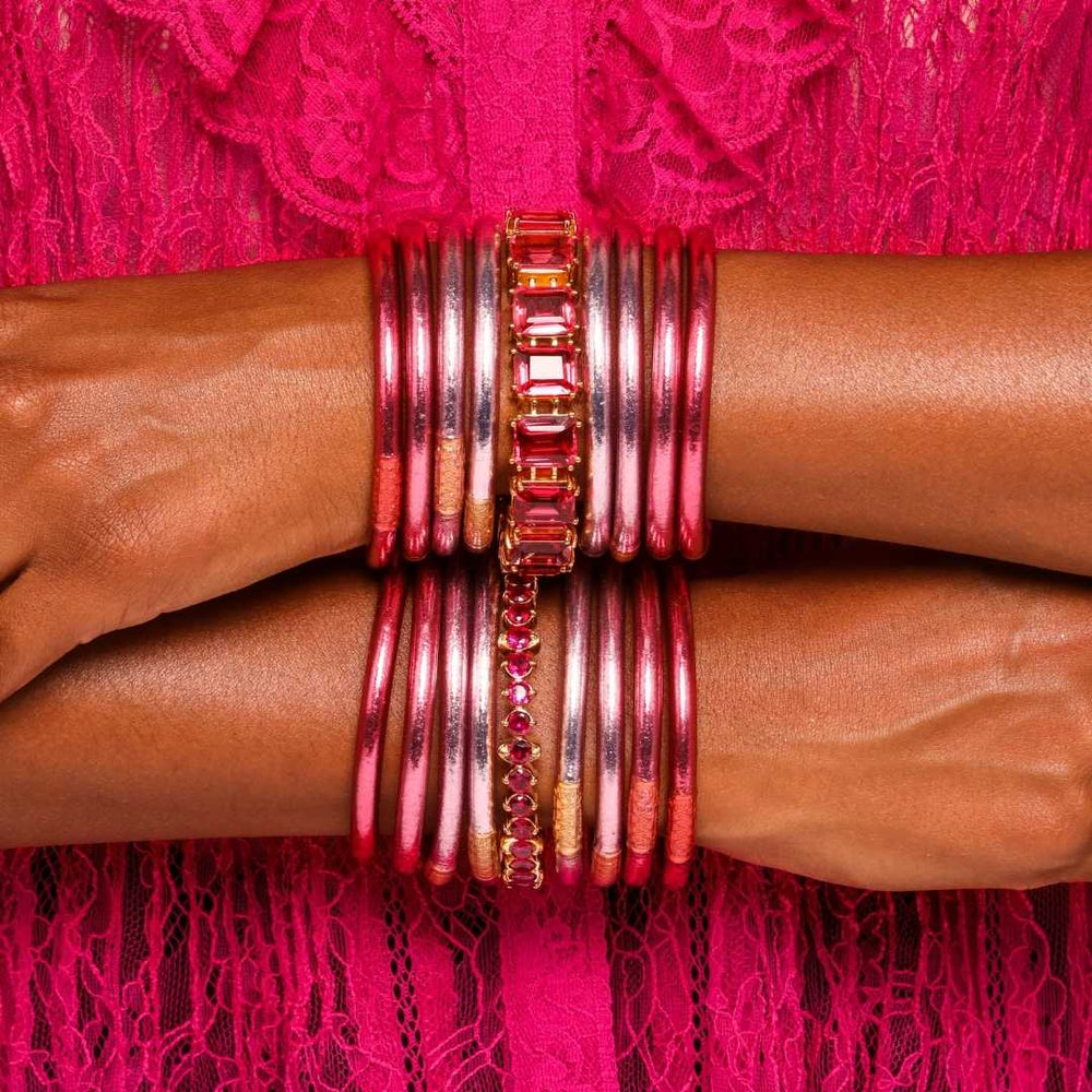Carousel Pink All Weather Bangles Bracelet BuDhaGirl