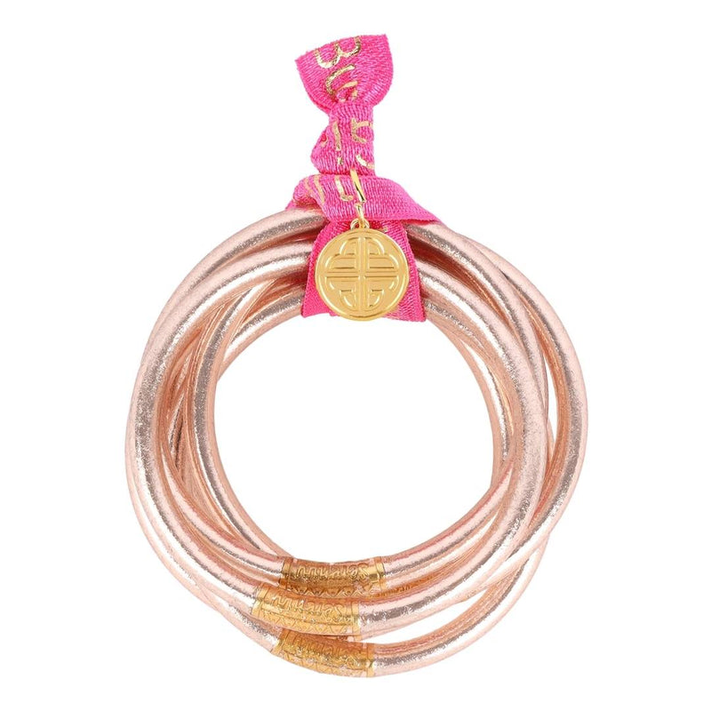 Champagne All Weather Bangles Serenity Prayer BuDhaGirl
