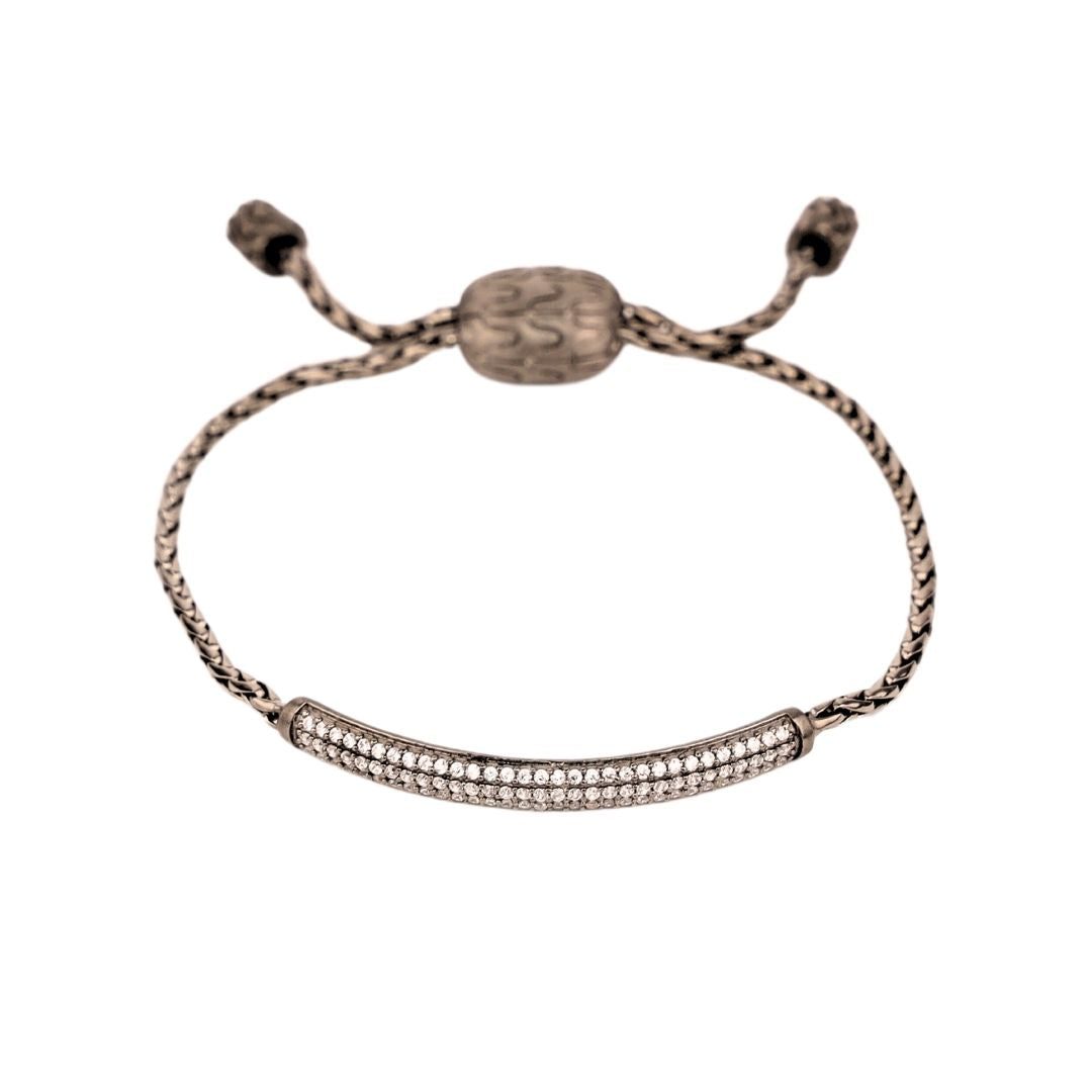 clear Brad Birthstone Bracelet For Men | BuDhaHomme by BuDhaGirl