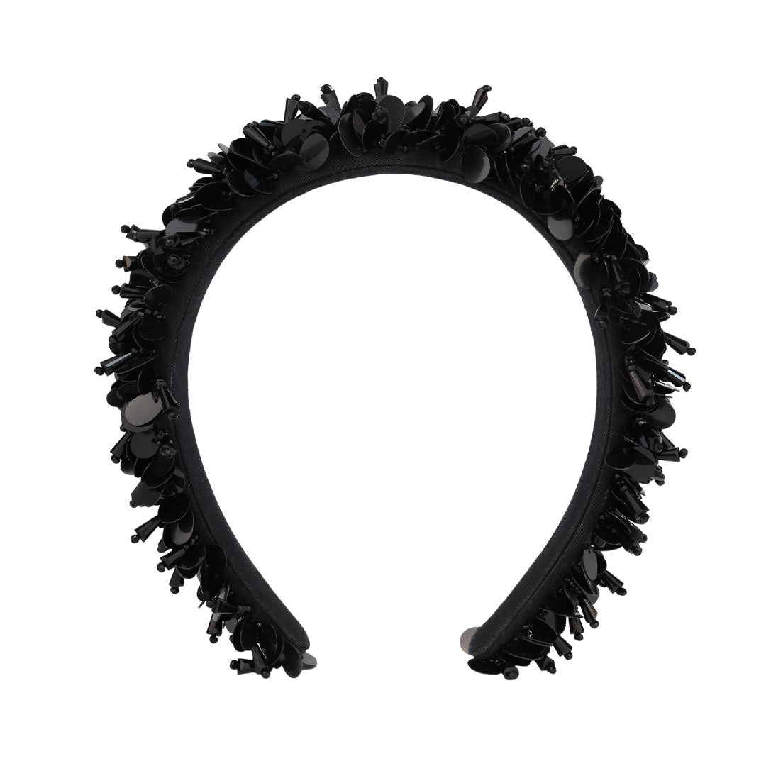 Black Diva Headband: Glamorous and Comfortable Statement Piece | BuDhaGirl