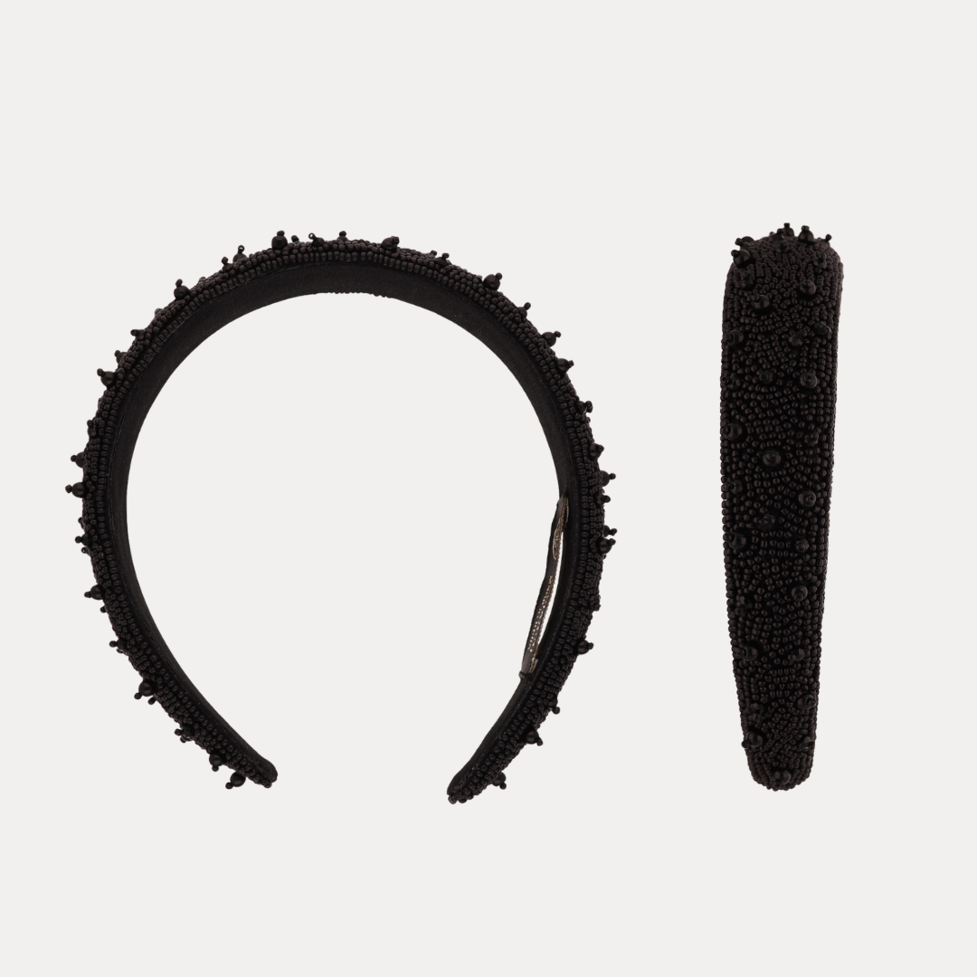 Dot Headband - Black