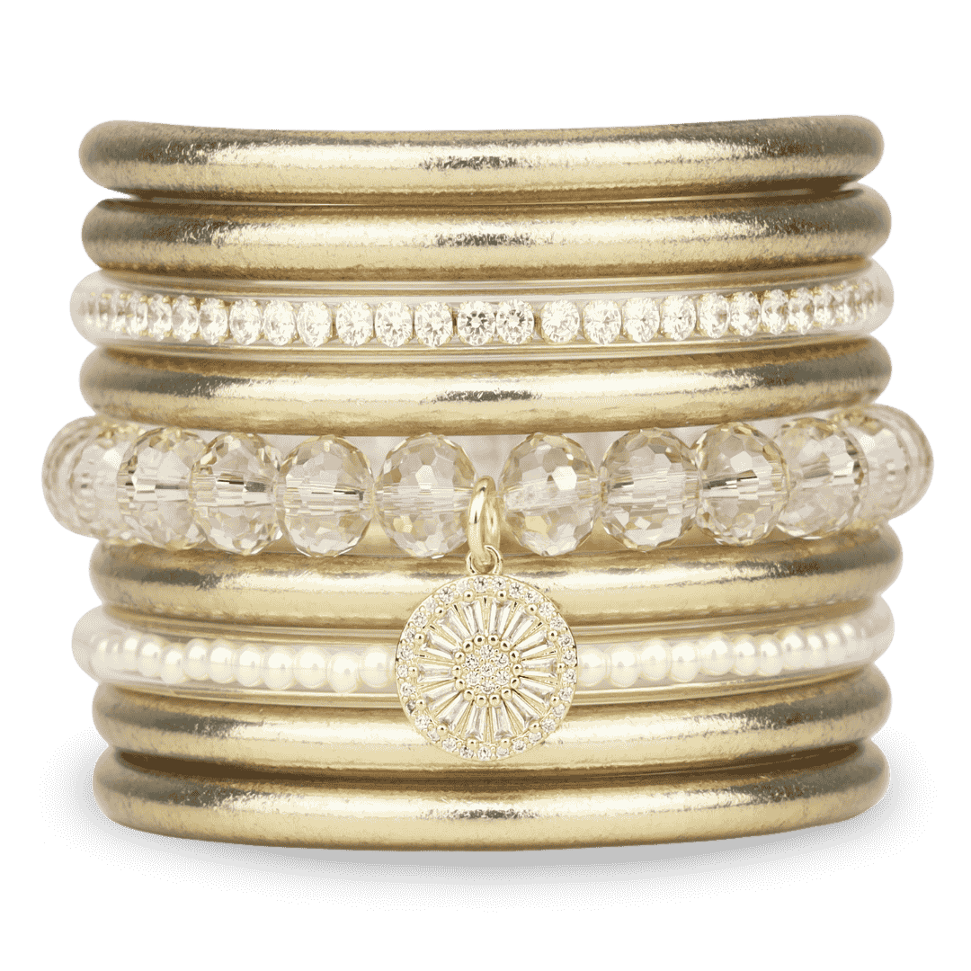 Evolution Bangle Bracelet Stack of 6 - Etoile | BuDhaGirl