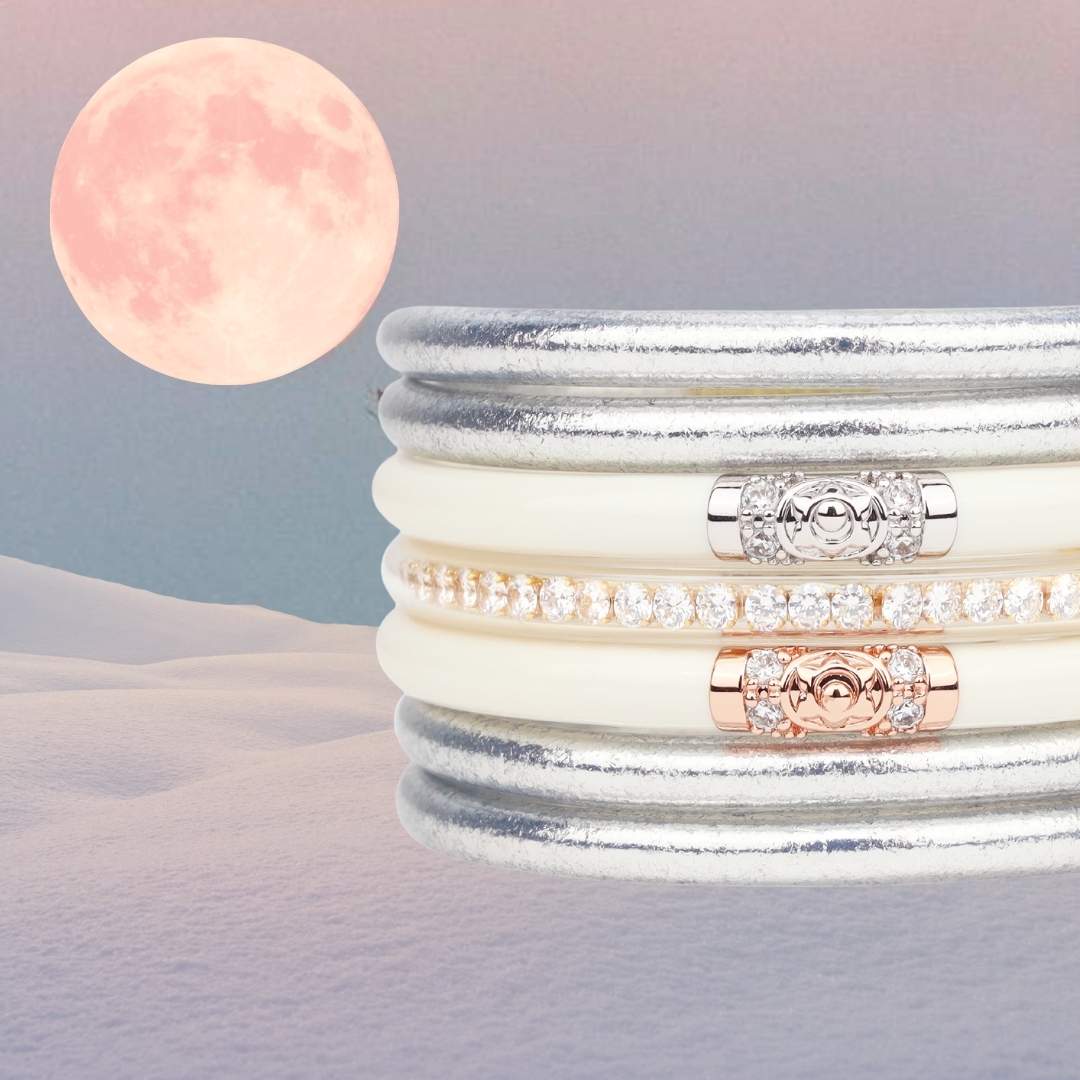 February Snow Moon Bracelet Stack | BuDhaGirl