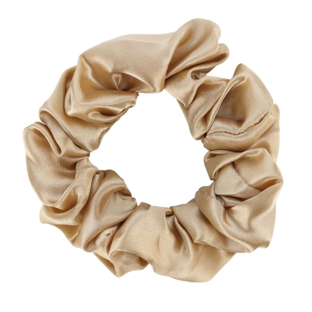 Pack of 7 Assorted Gold Scrunchies Set For Women | BuDhaGirl