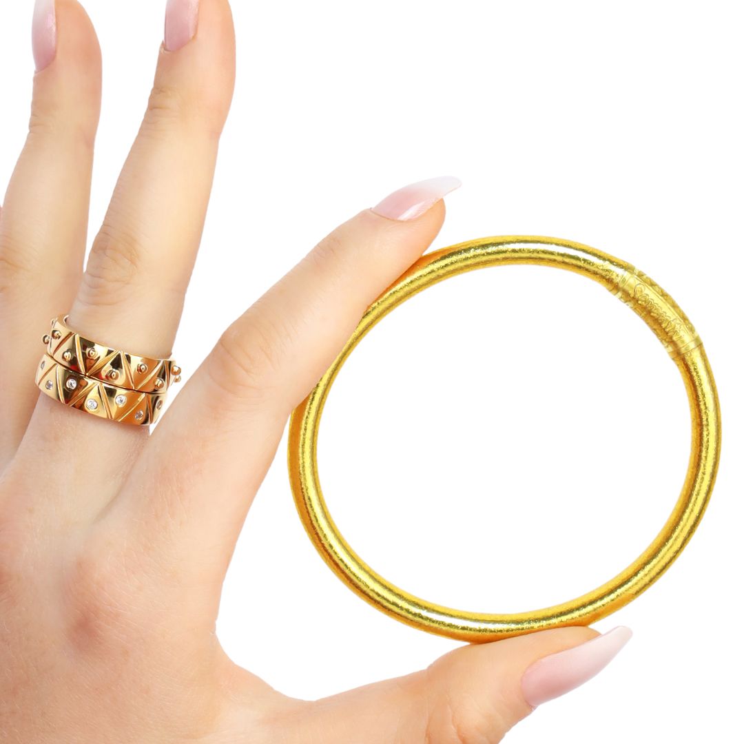22kt Gold Plated Brass Serenity Ring for Women | BuDhaGirl