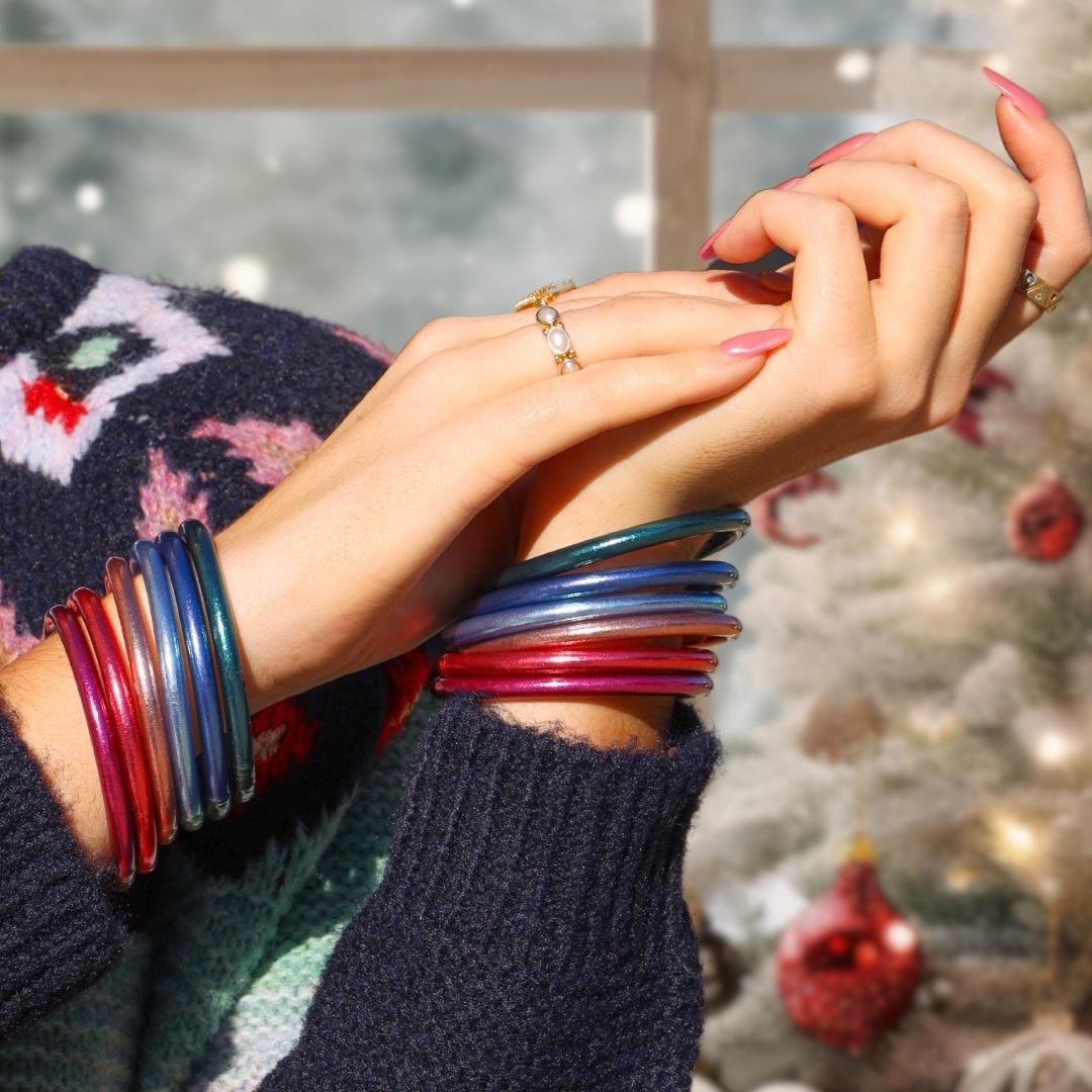 Holiday Hangover Bangle Bracelet Stack of the Week | BuDhaGirl