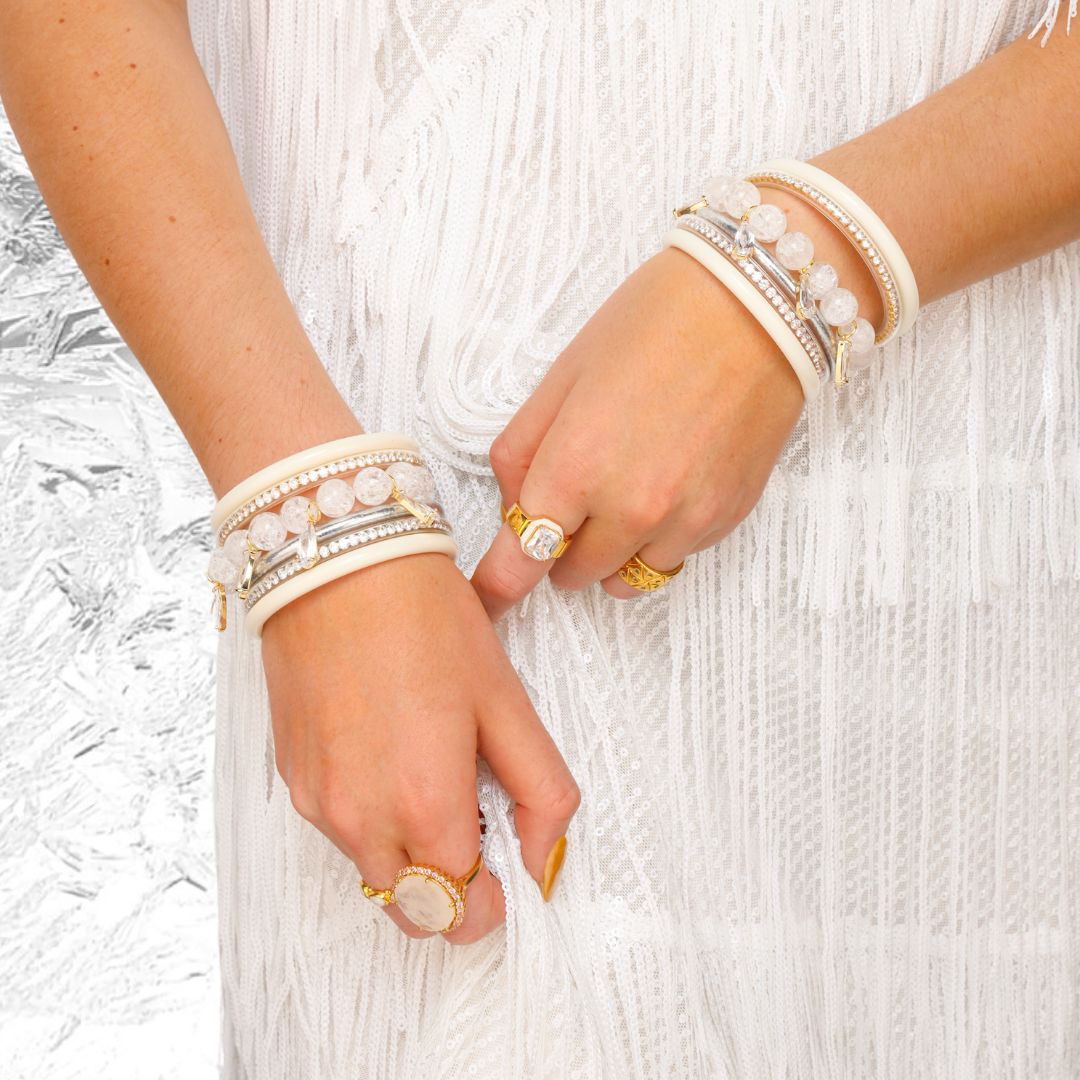 Icicle Bangle Bracelet Stack of the Week | BuDhaGirl