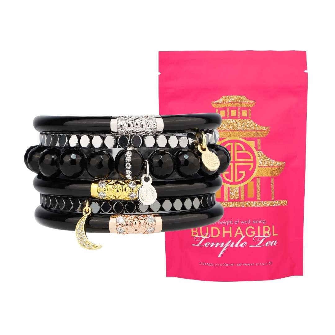 International Women's Day Bracelet Stack and Temple Tea Bundle | BuDhaGirl
