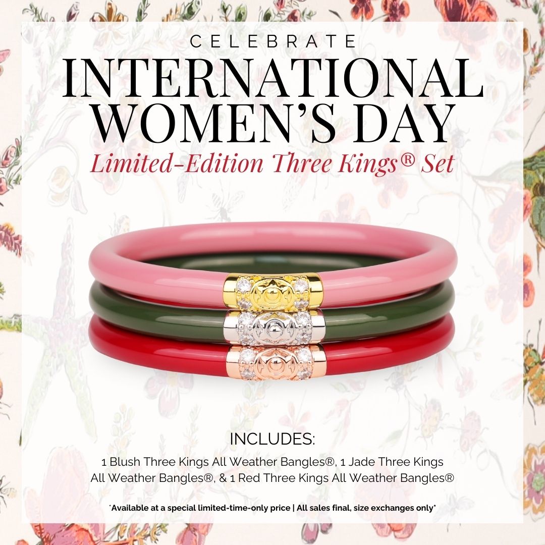 International Women's Day Bangle Bracelet Stack | BuDhaGirl