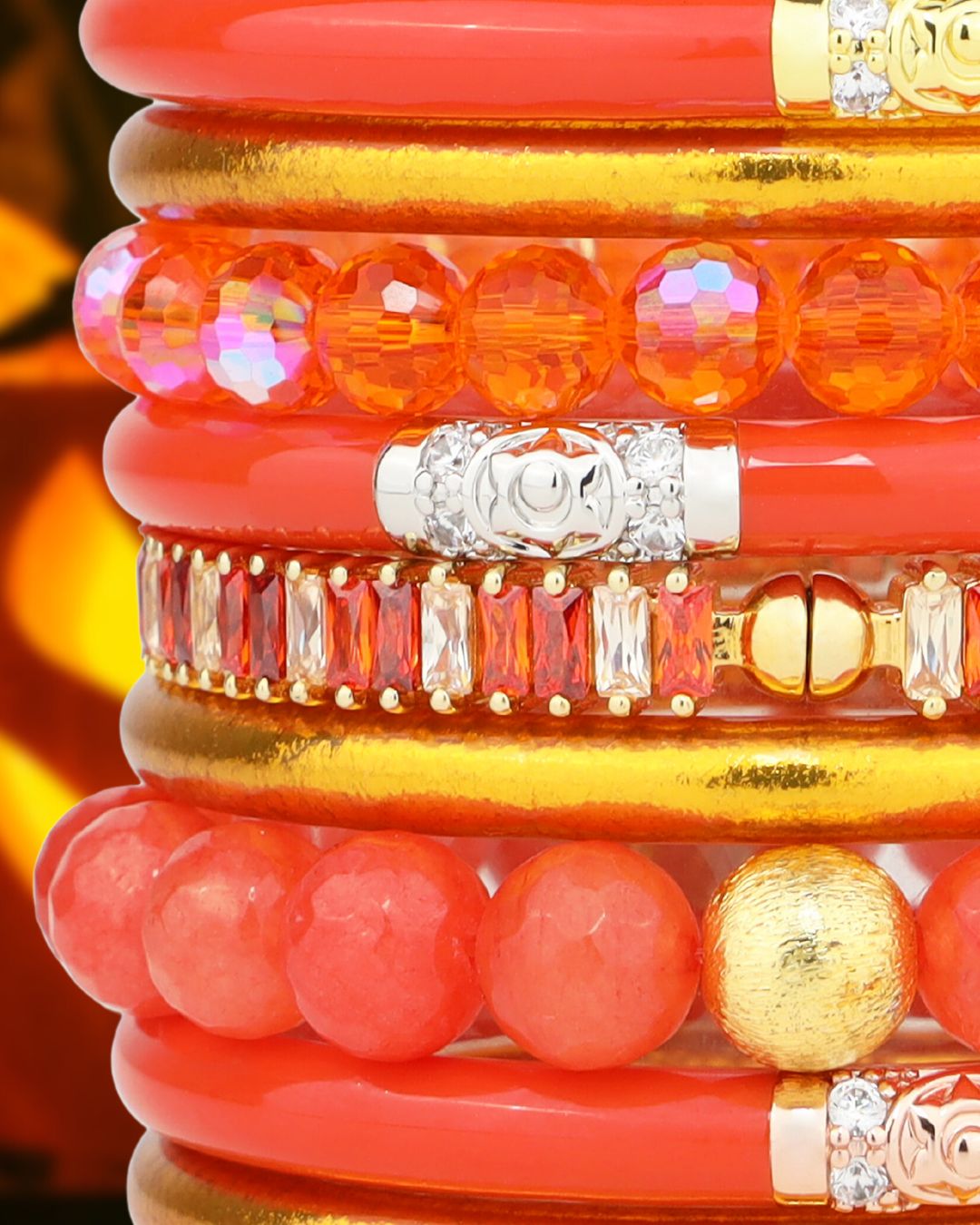 Jack-O'-Lantern Gleam Orange Jewelry for Halloween | BuDhaGirl