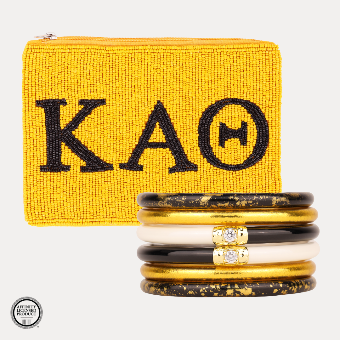 Kappa Alpha Theta Sorority Bangle Bracelet Stack | BuDhaGirl