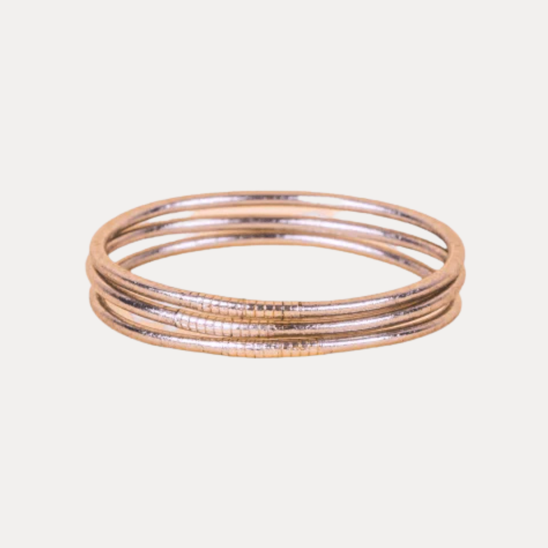 Kumali Thin Bracelet - Champagne