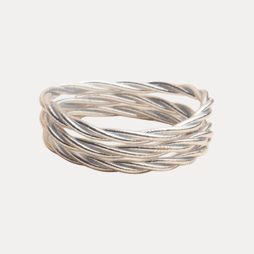 Kumali Twisted Bracelet - Silver