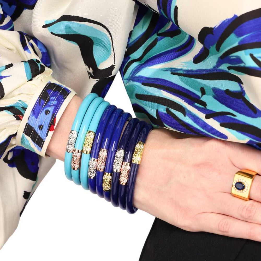 Lapis Three Kings Budha Bangles