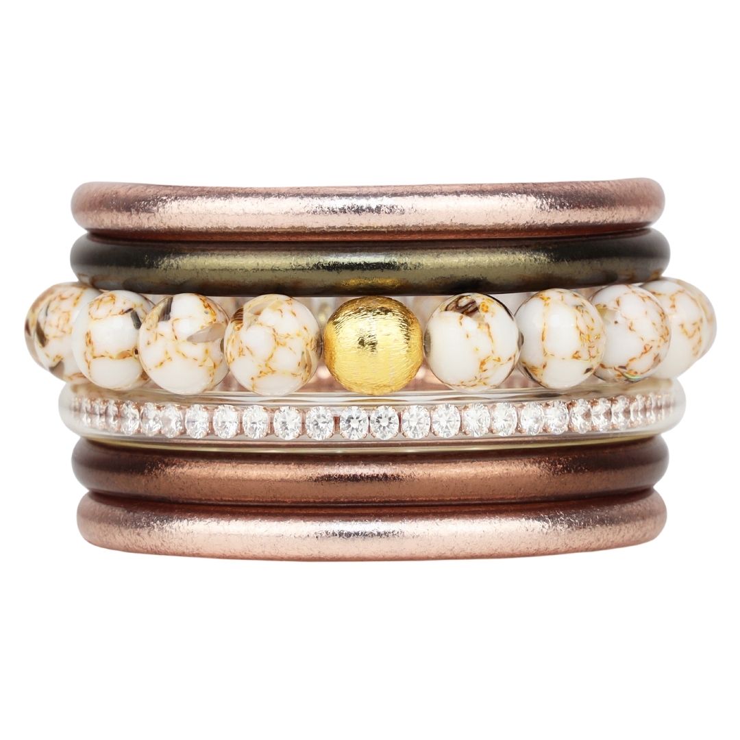 Milan Glam Global Street Style Bangle Bracelet Stack of the Week | BuDhaGirl