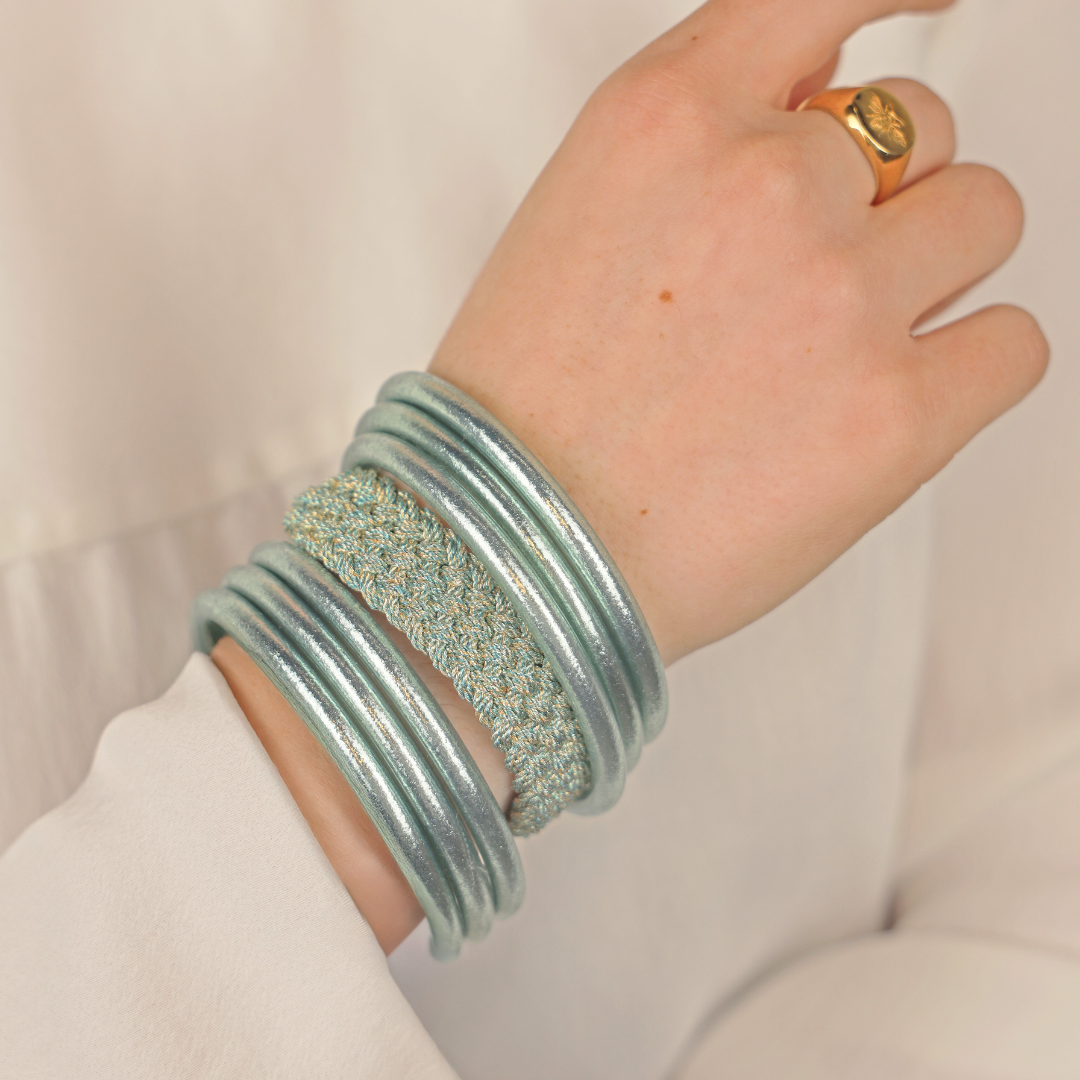 Mint Double Bailey Bracelet