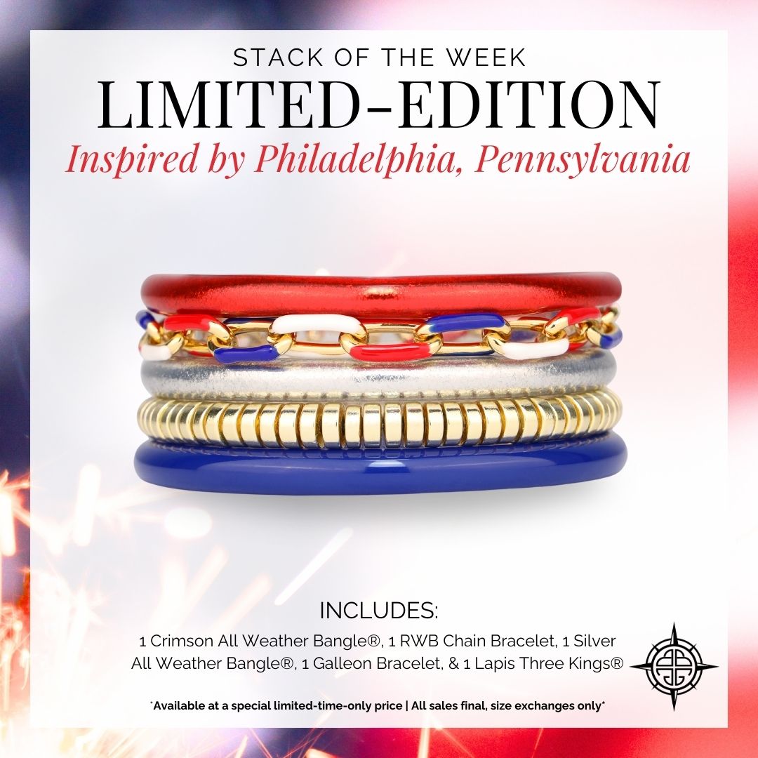 Philadelphia Bangle Bracelet Stack (Limited-Edition) | BuDhaGirl