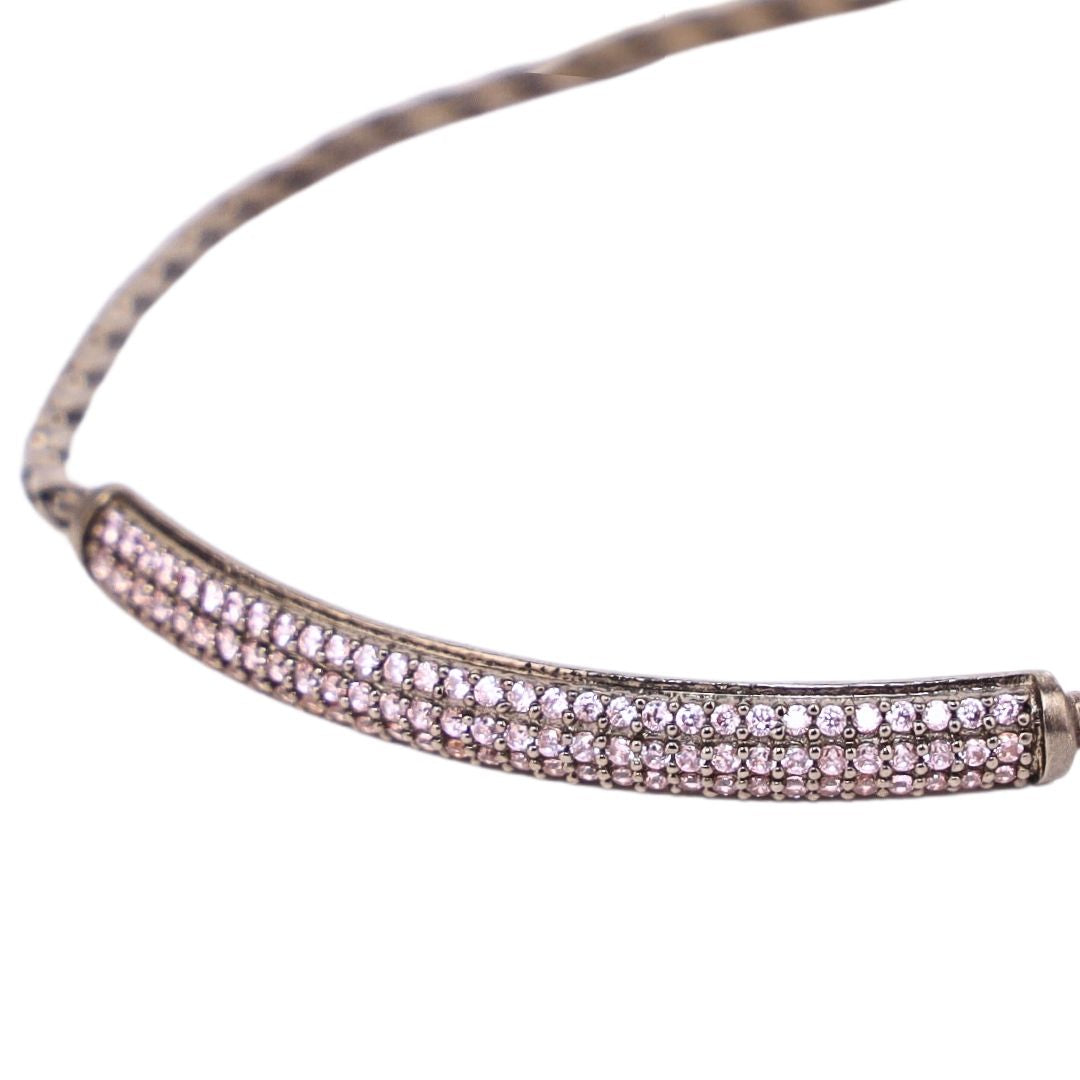 Pink Brad Birthstone Bracelet For Men | BuDhaHomme by BuDhaGirl
