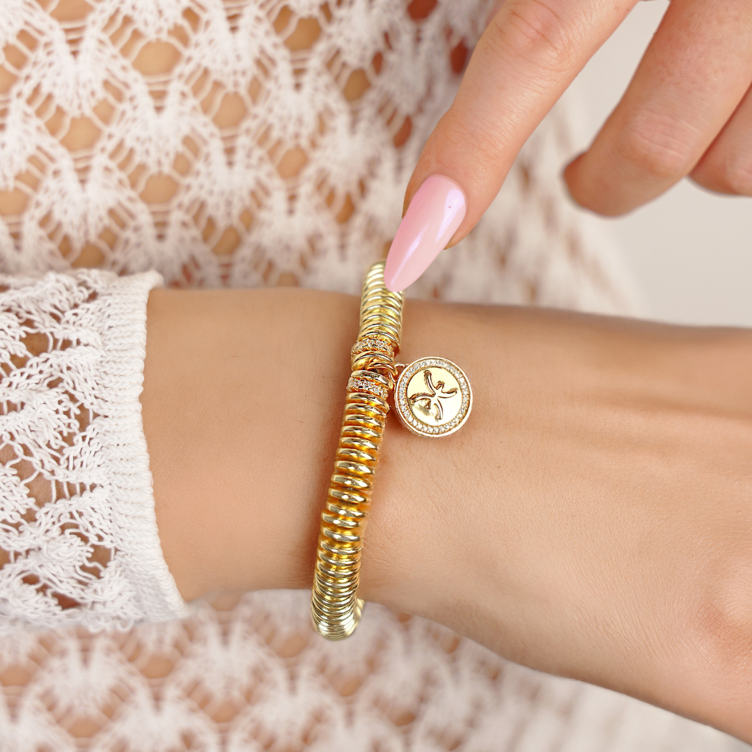 Pisces Zodiac Charm Bracelet