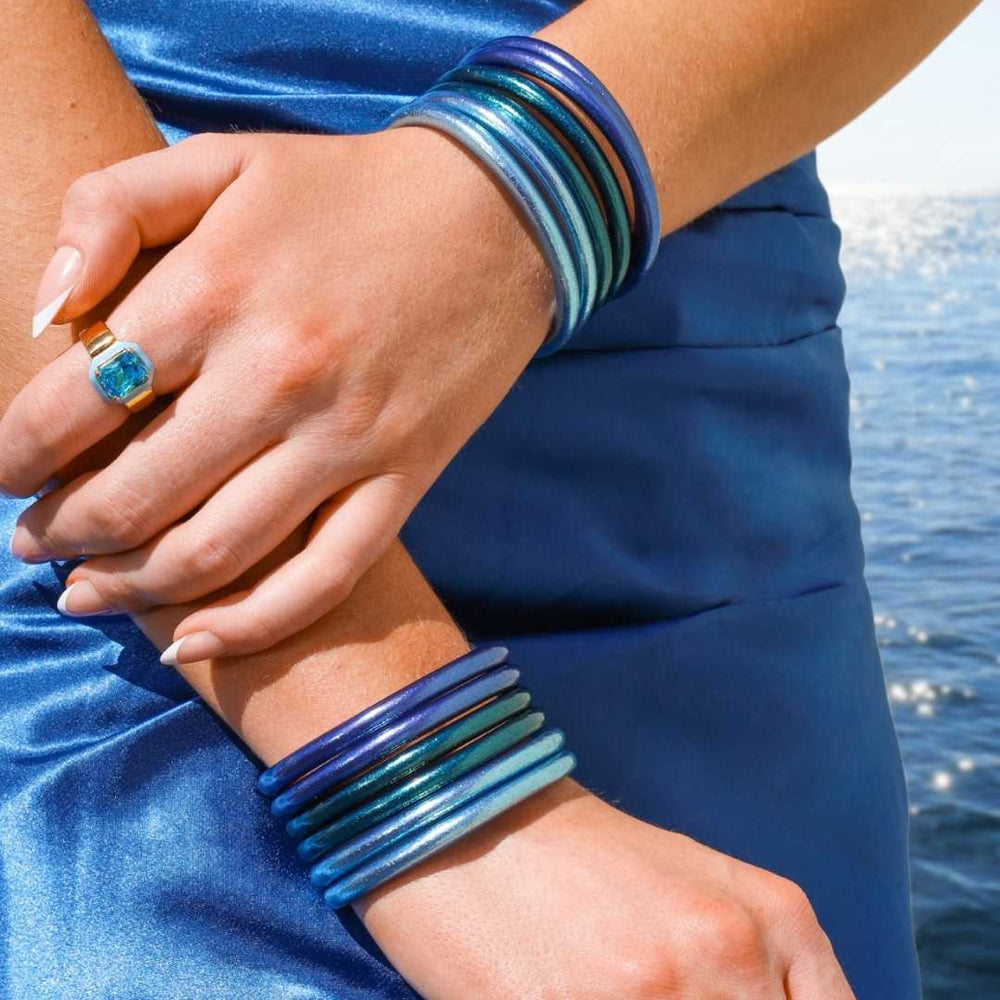 Three Kings All Weather Bangles - Plume