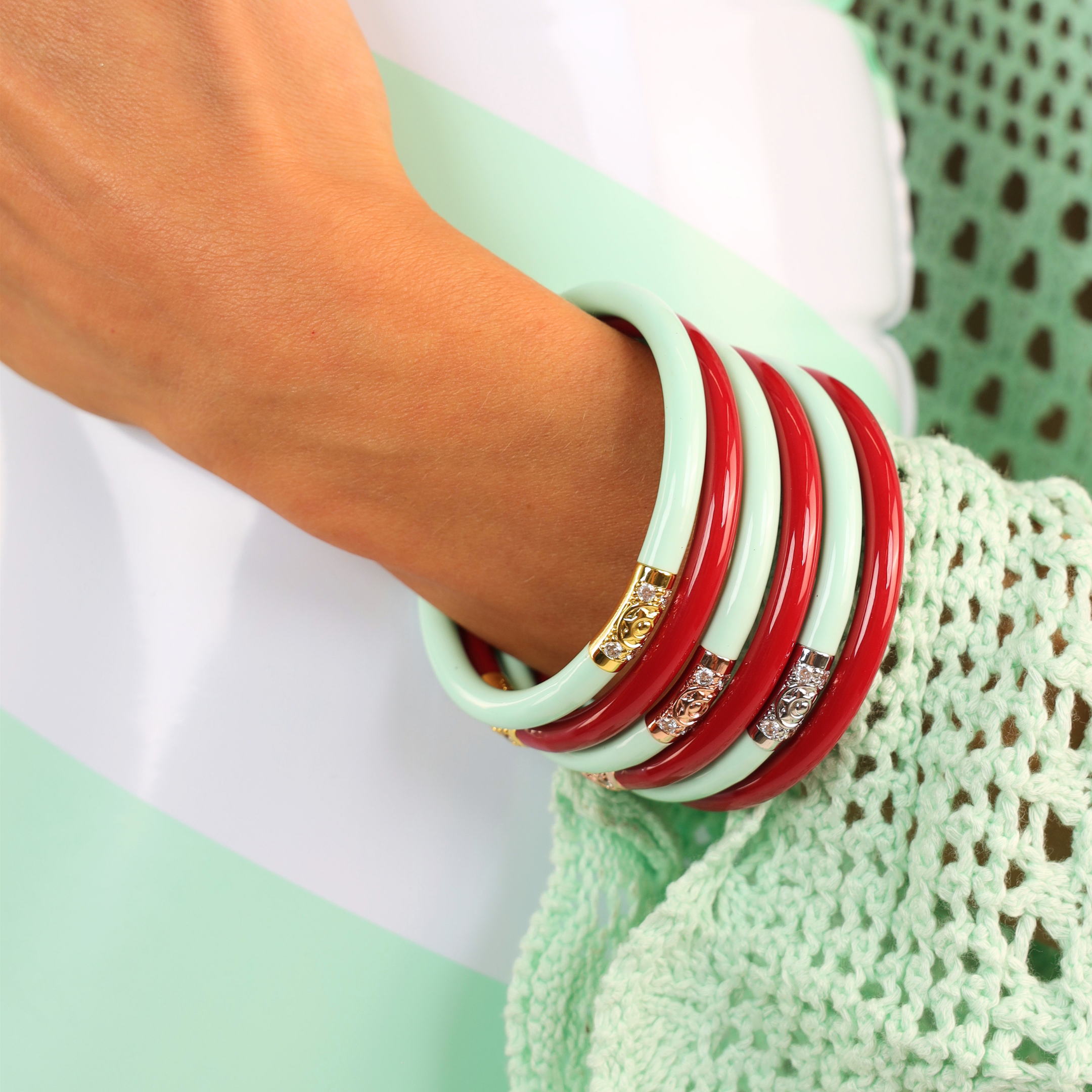 a close up of a bracelet