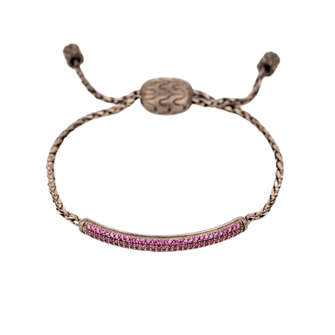 Ruby Brad Birthstone Bracelet For Men | BuDhaHomme by BuDhaGirl