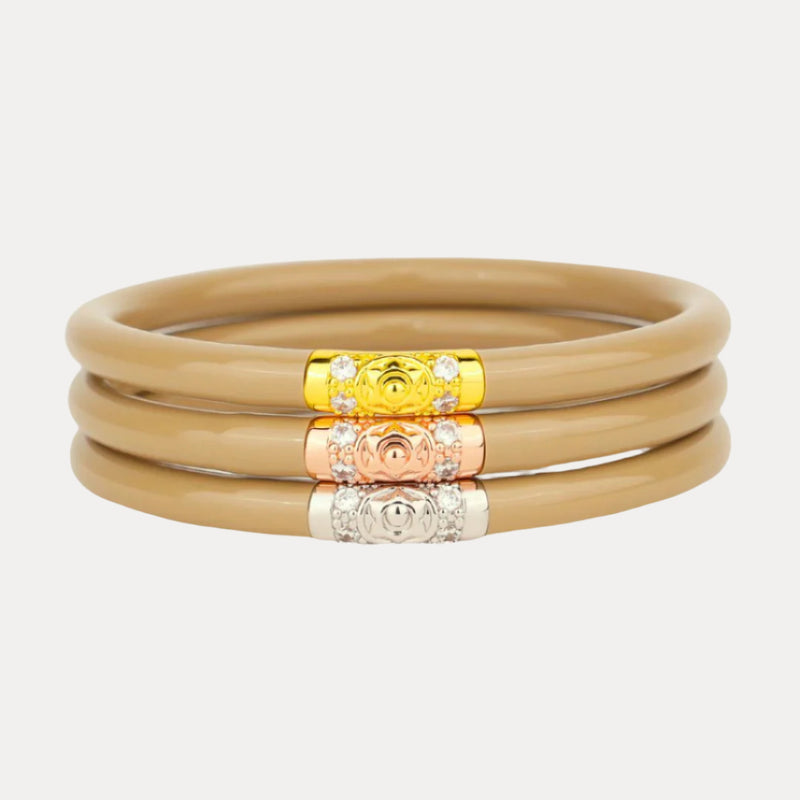 BUDHAGIRL THREE KINGS ALL WEATHER BANGLE: MINT main image 0