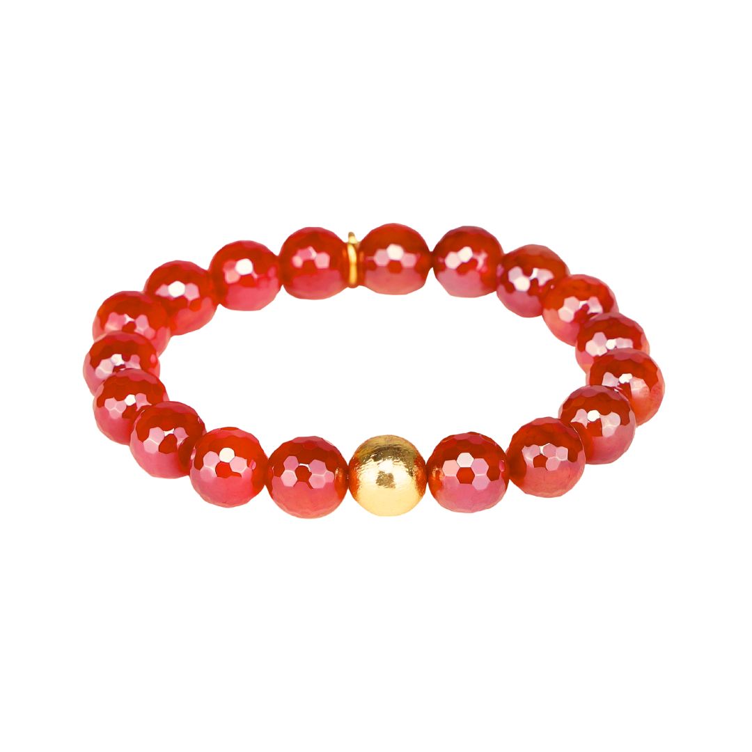 Scarlet Mélange Beaded Bracelet For Women | BuDhaGirl