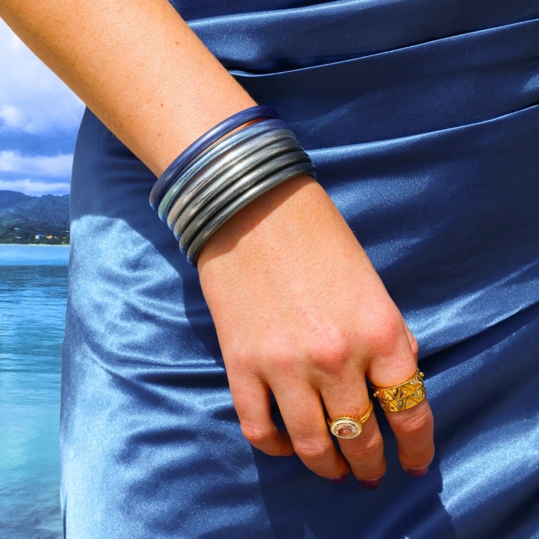 Shark Week Bangle Bracelet Stack of the Week | BuDhaGirl