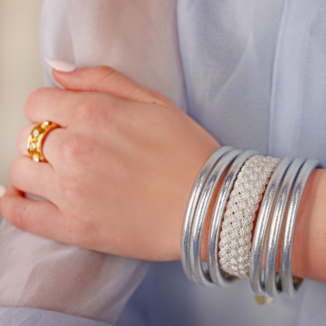 Silver Double Bailey Bracelet