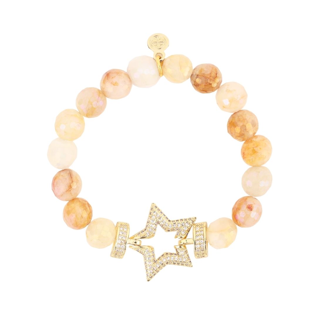 Gold Stargazer Bracelet for Women | BuDhaGirl