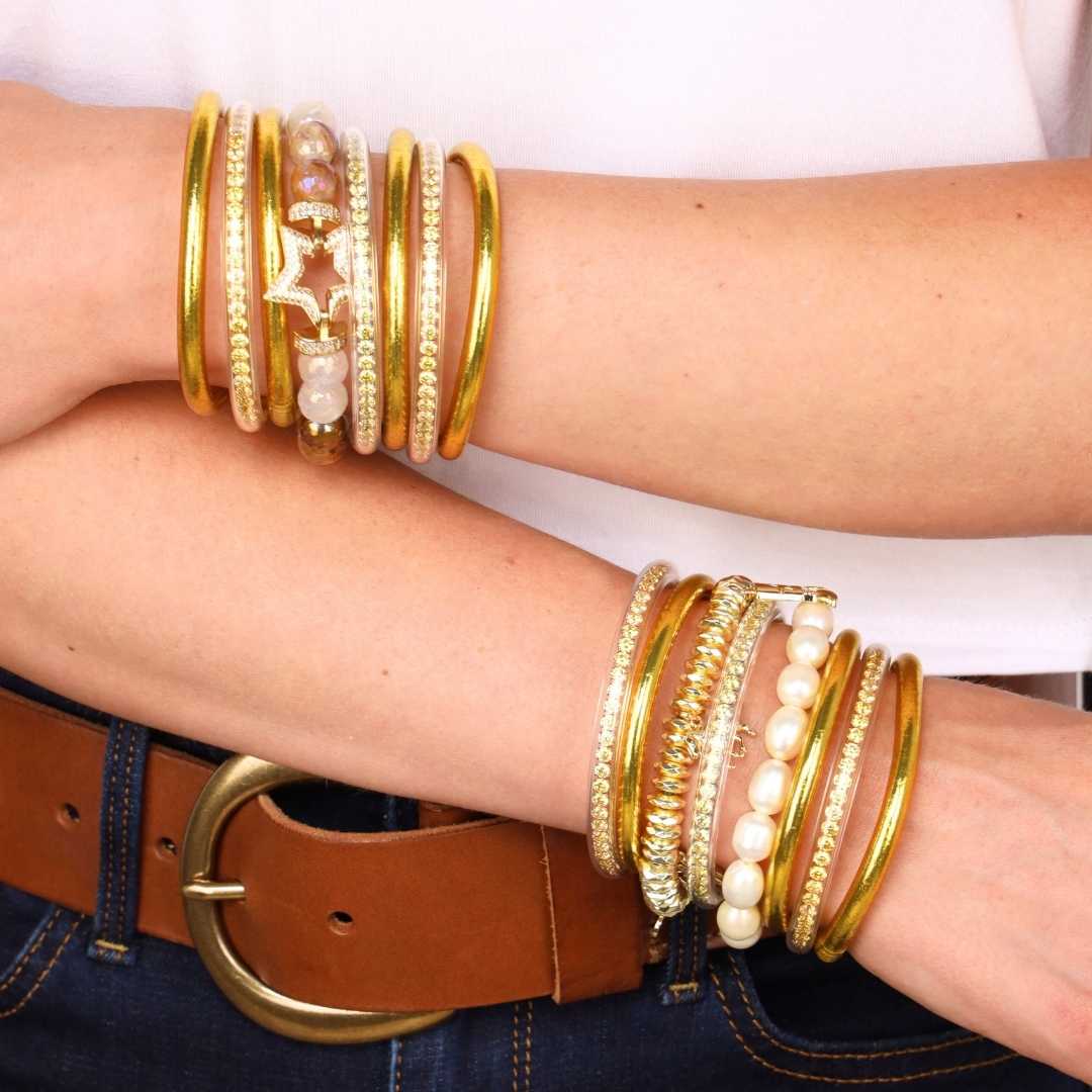 Gold Stargazer Bracelet for Women | BuDhaGirl