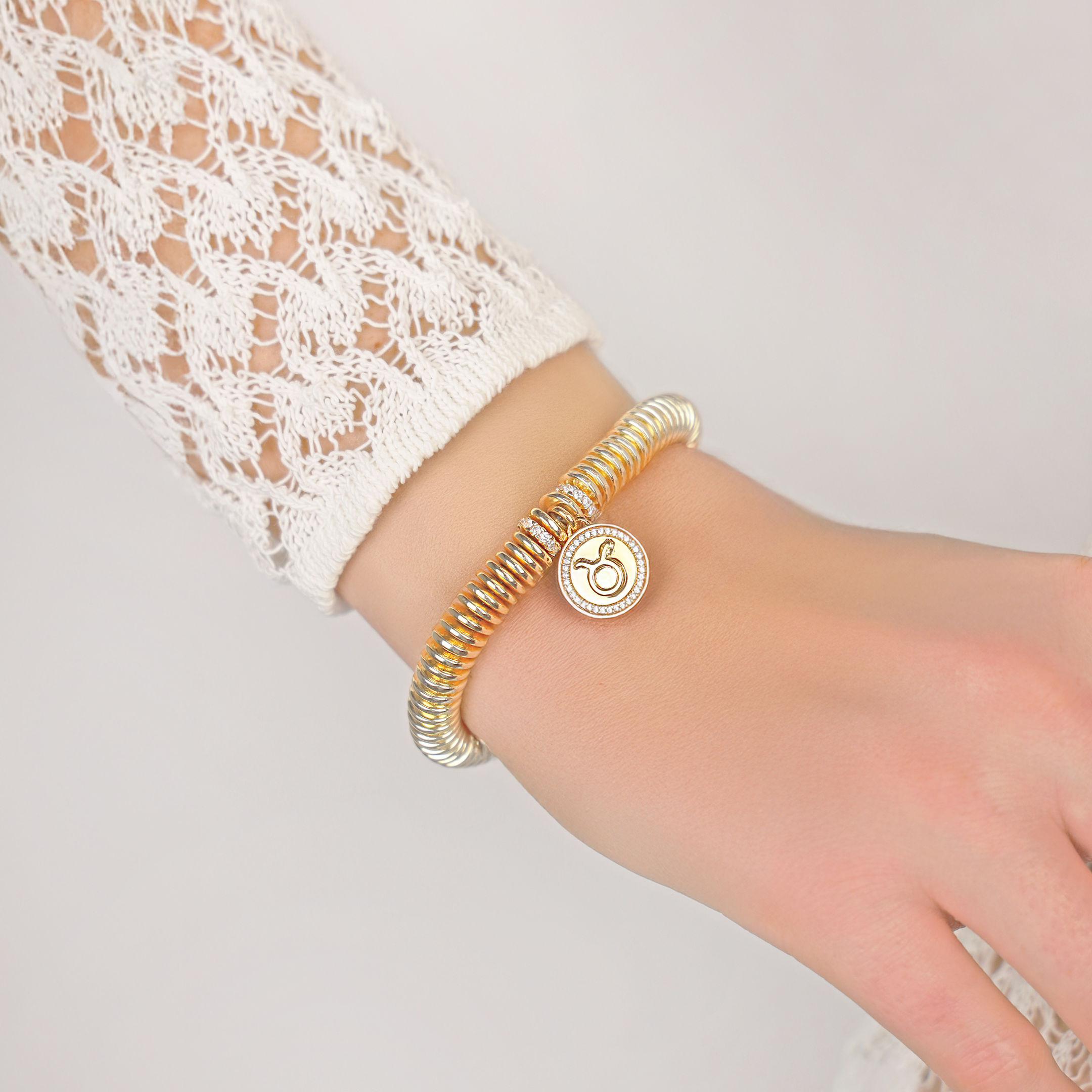 Taurus Zodiac Charm Bracelet