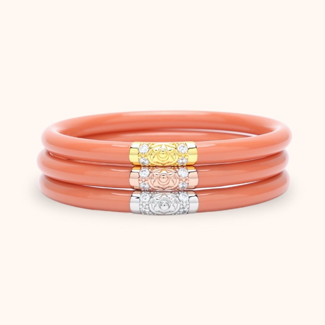 Three Kings All Weather Bangles® (AWB®) - Thai Tea | Bangle Bracelets for Women | BuDhaGirl
