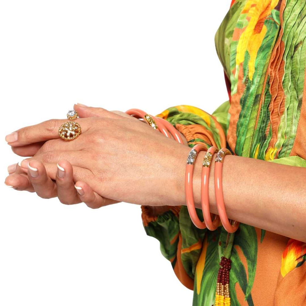 Lapis Three Kings Budha Bangles main image 1