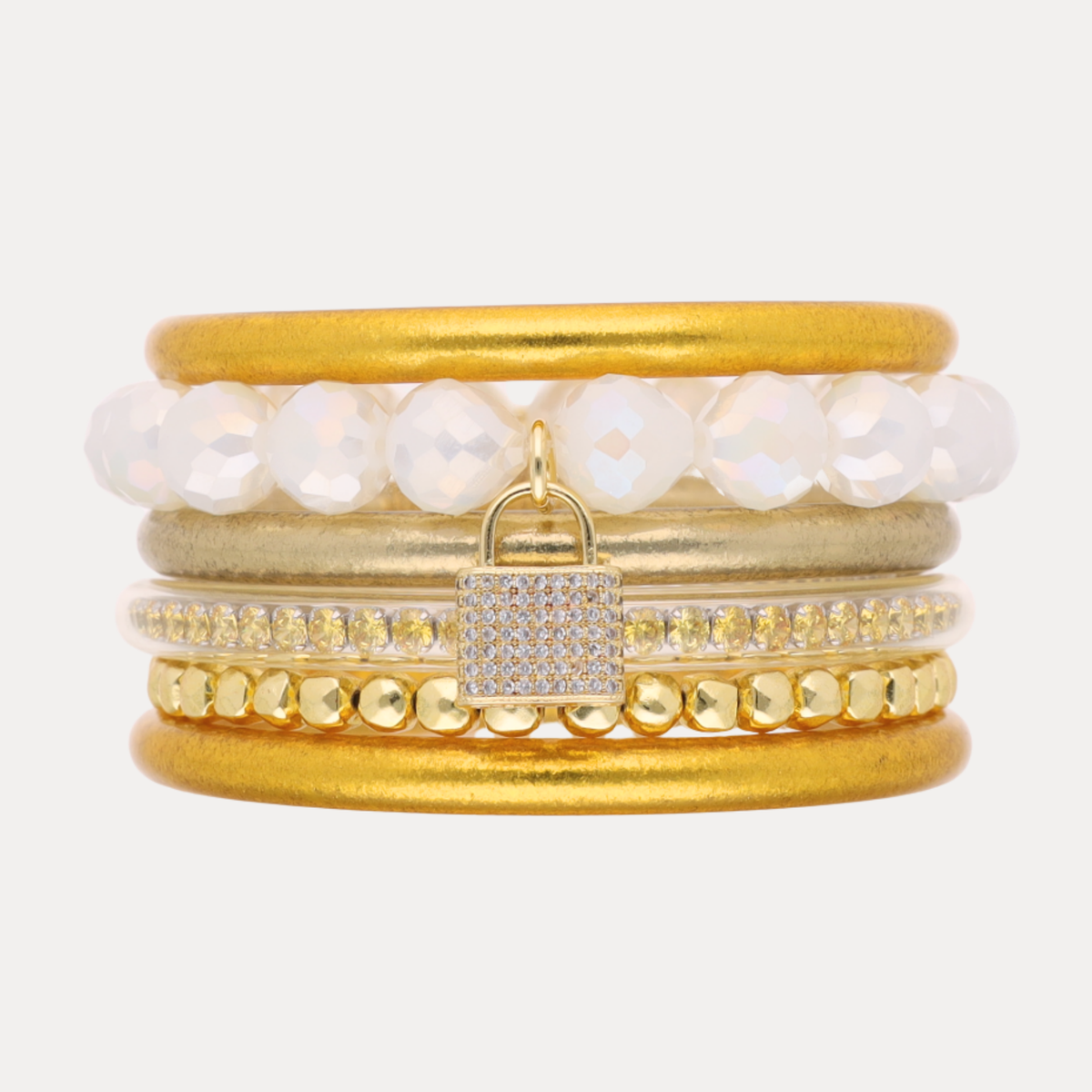 The Gold Evolution 2026 Luxe Bangle Bracelet Stack | BuDhaGirl
