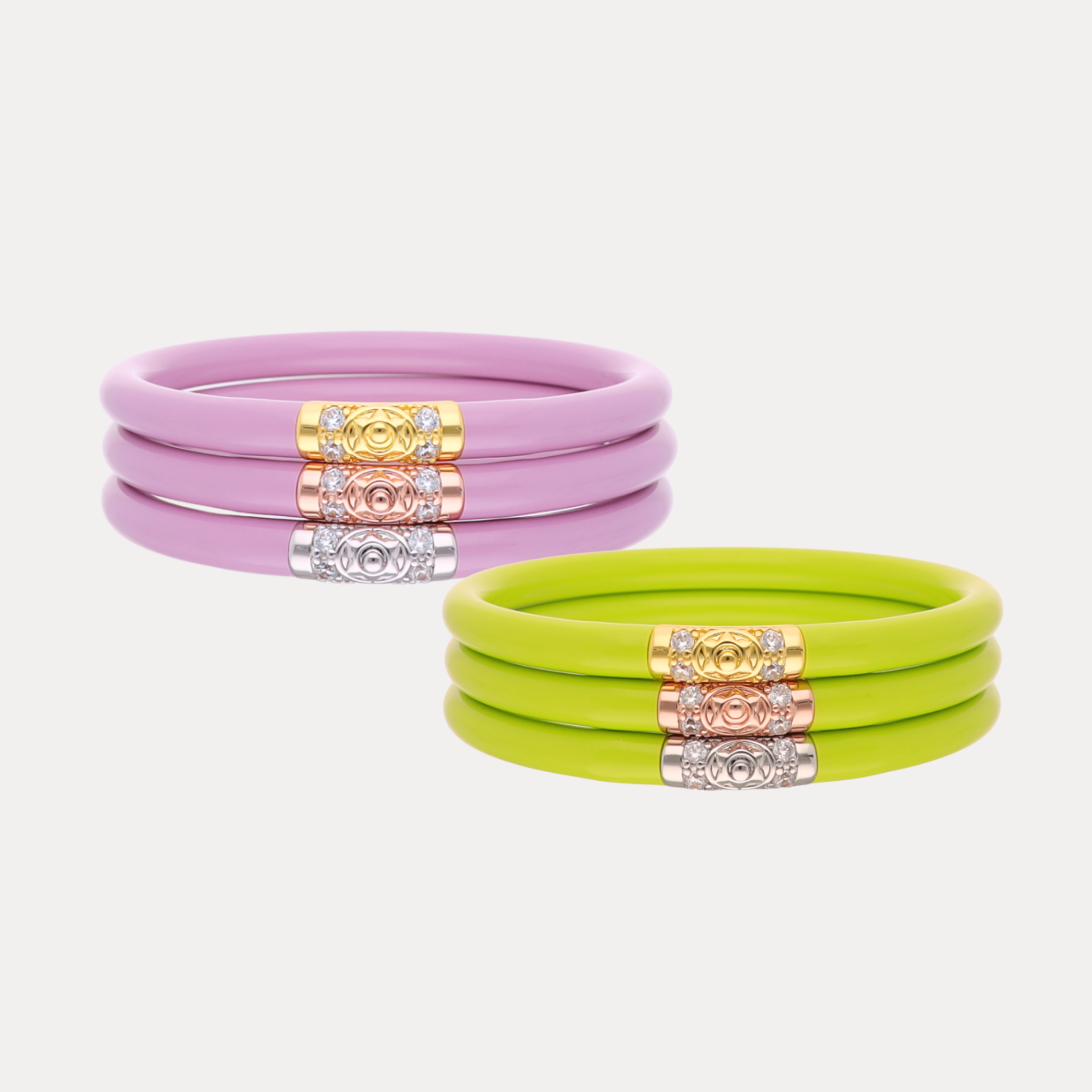 Lilac & Wasabi Three Kings All Weather Bangles® Bundle