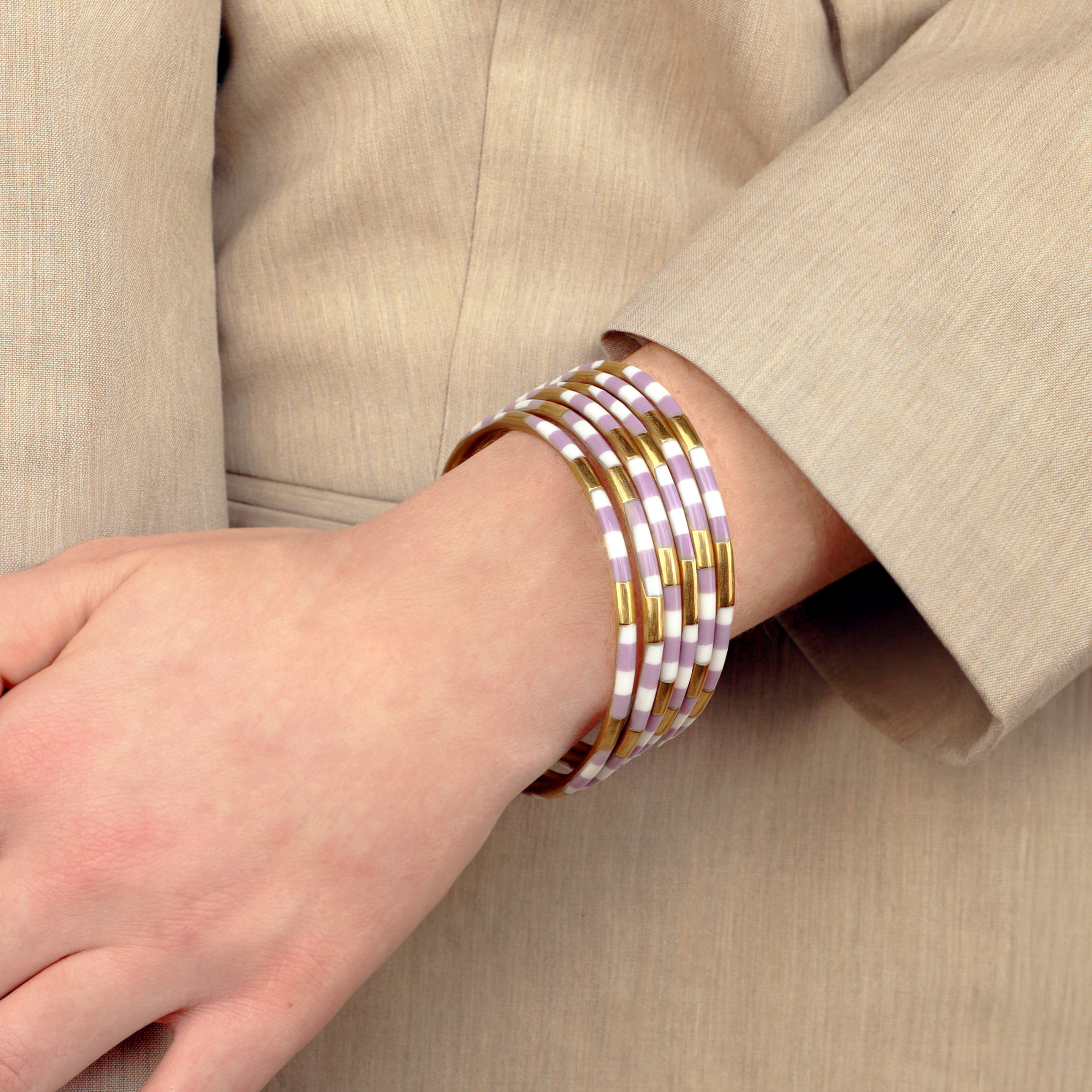 The Ultimate Lilac Bangle Bracelet Bundle