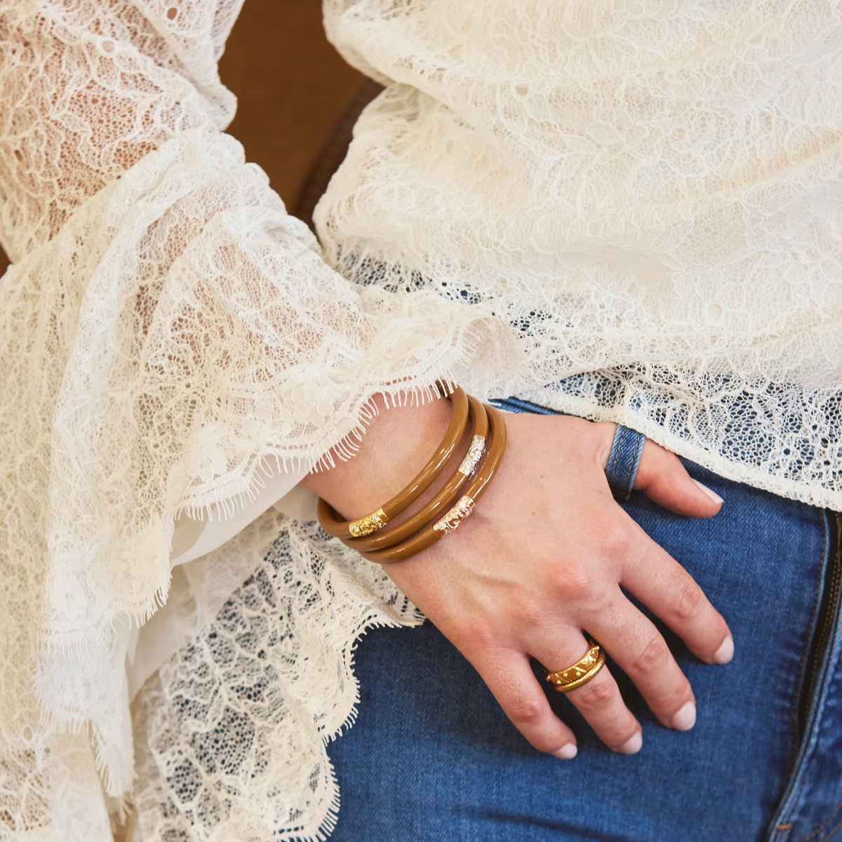 Three Kings All Weather Bangles® (AWB®) - Caramelo