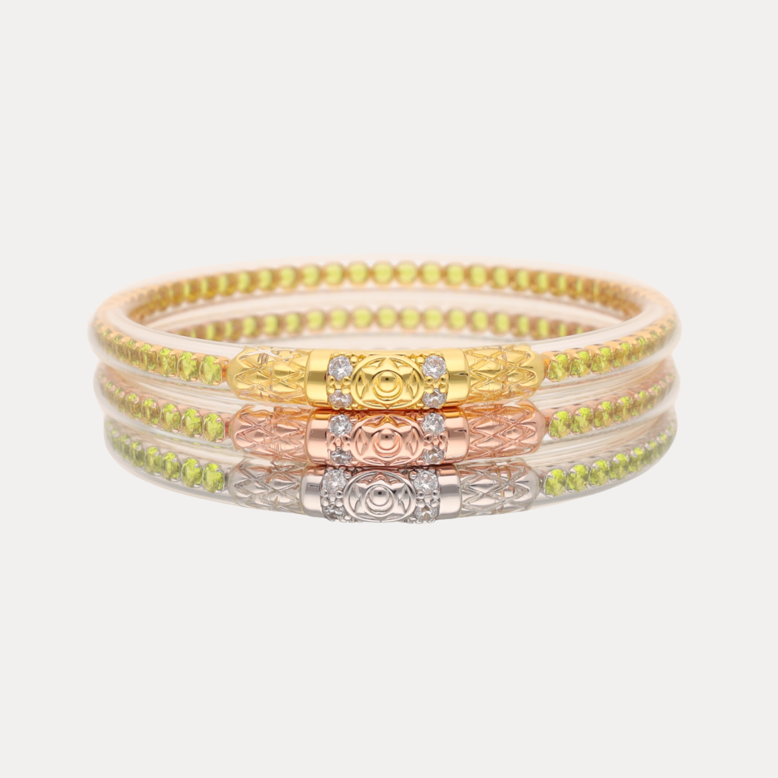 Three Queens All Weather Bangles® (AWB®) - Peridot