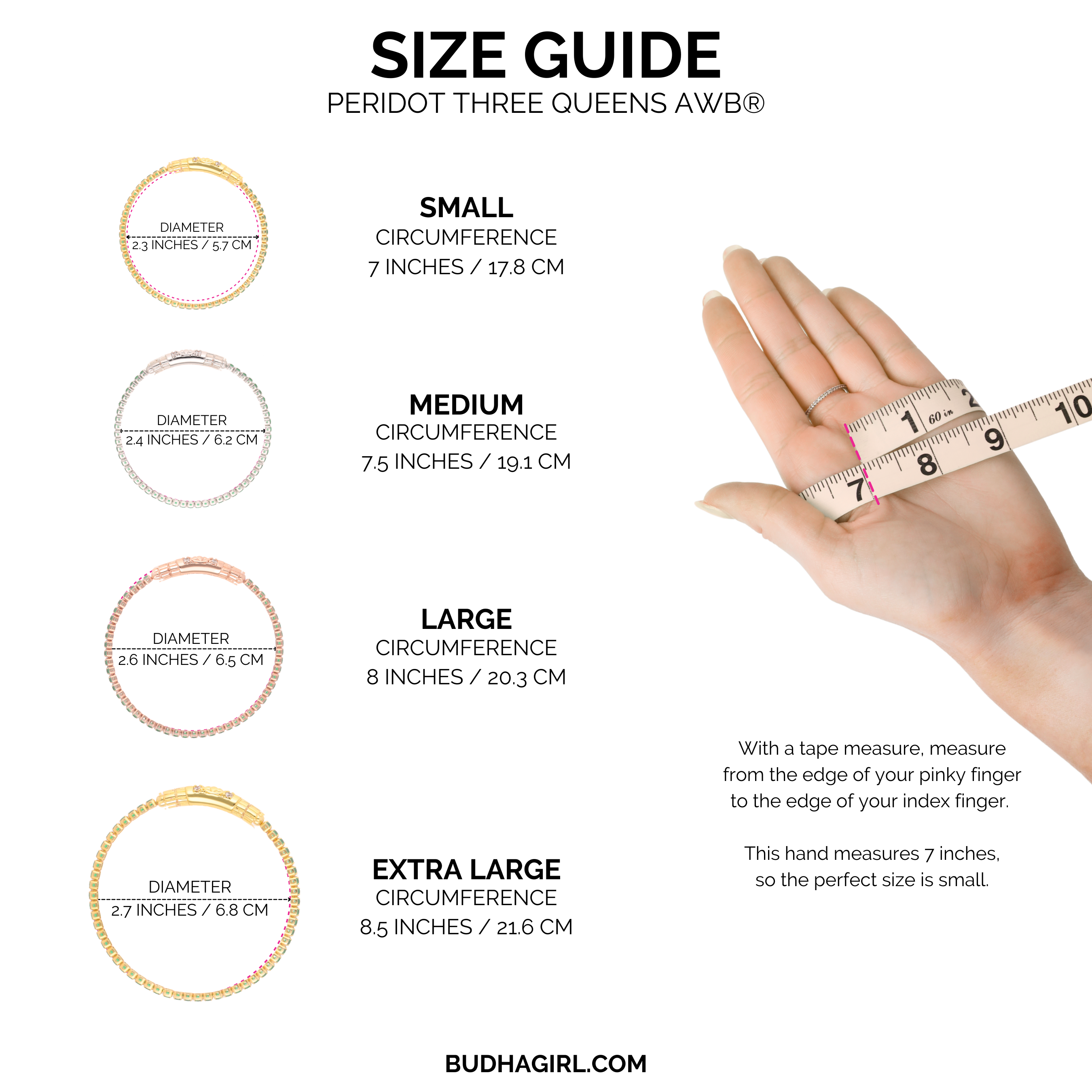 Three Queens All Weather Bangles® (AWB®) - Peridot