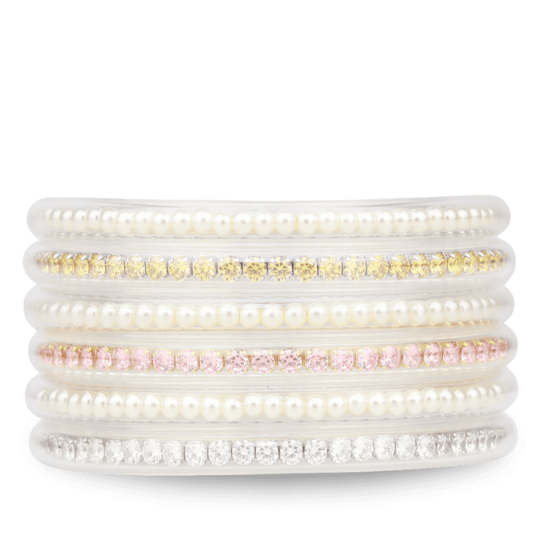 Evolution Bangle Bracelet Stack of 6 - Three Queens | BuDhaGirl