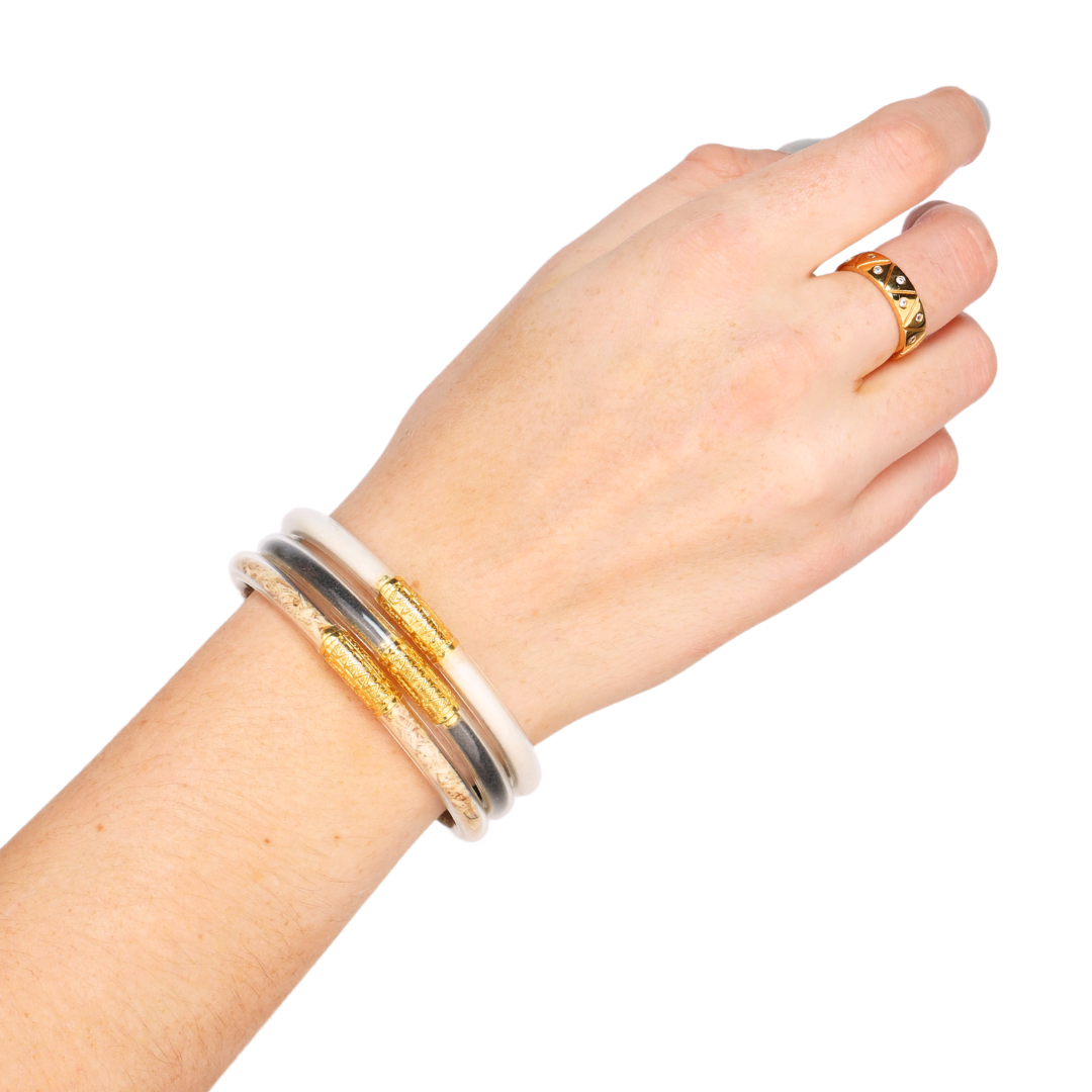 Earth Day All Weather Bangle Bracelets For Women | BuDhaGirl