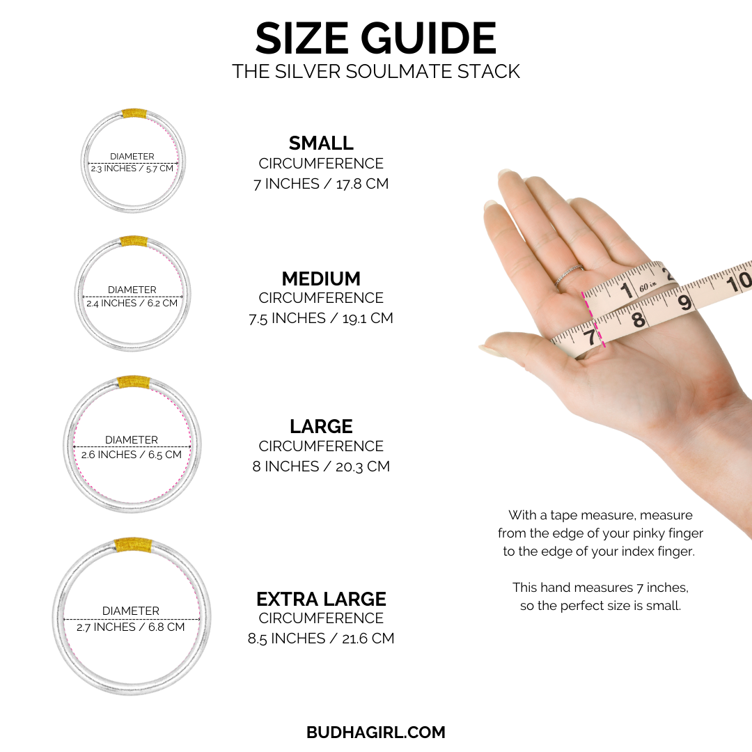 Silver Soulmate Stack