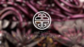 Amethyst Bracelet Bangles | Amethyst Bangle Bracelet Set | BuDhaGirl
