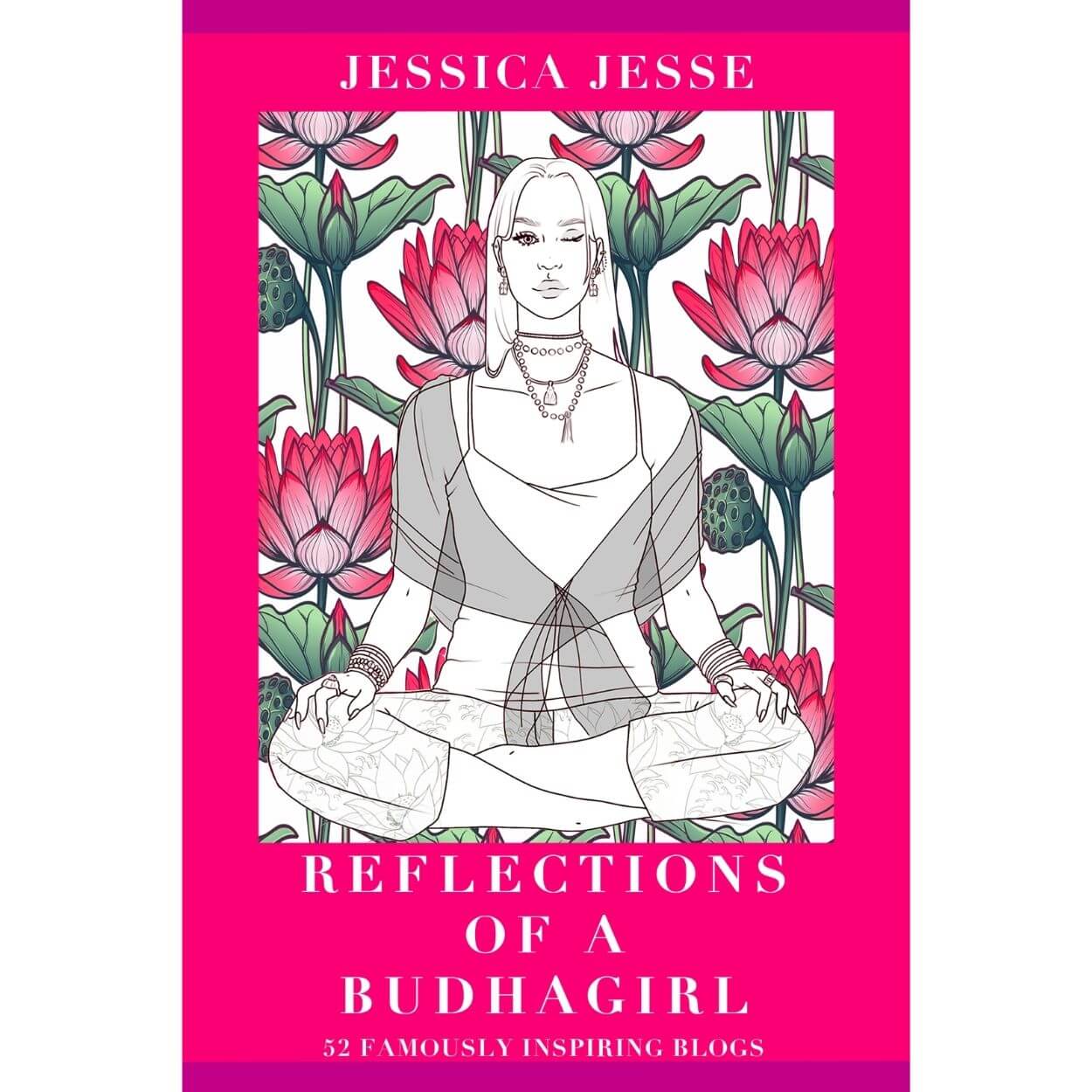Book | Reflections of a BuDhaGirl by Jessica Jesse Front Cover | BuDhaGirl
