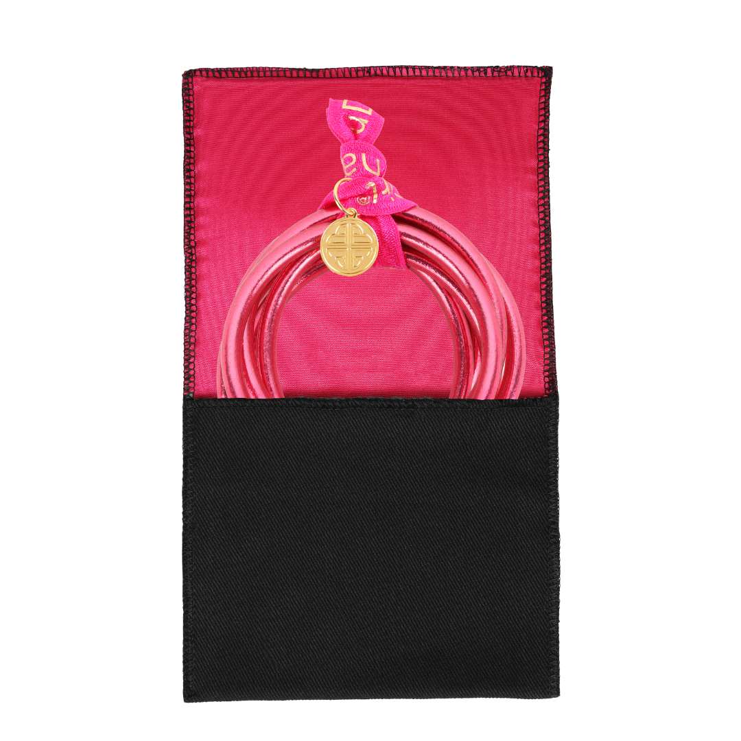 Pink All Weather Bangles® (AWB®) - Serenity Prayer | Bangle Bracelets for Women | BuDhaGirl