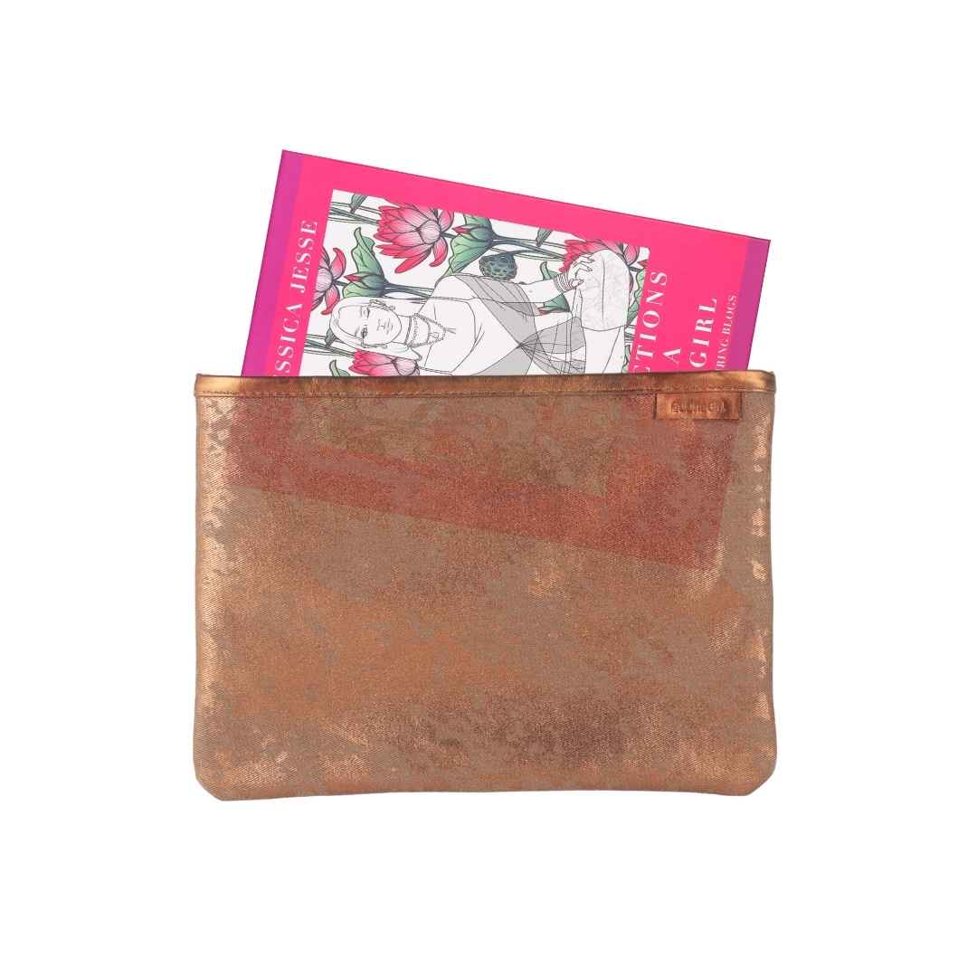 Bronze Pochette | Clutch Bag | Handbags by BuDhaGirl