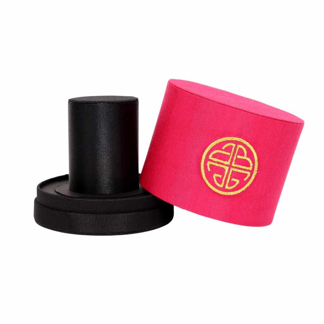 Pink Silk Canister Gift Box | Bangle Storage and Accessories | BuDhaGirl