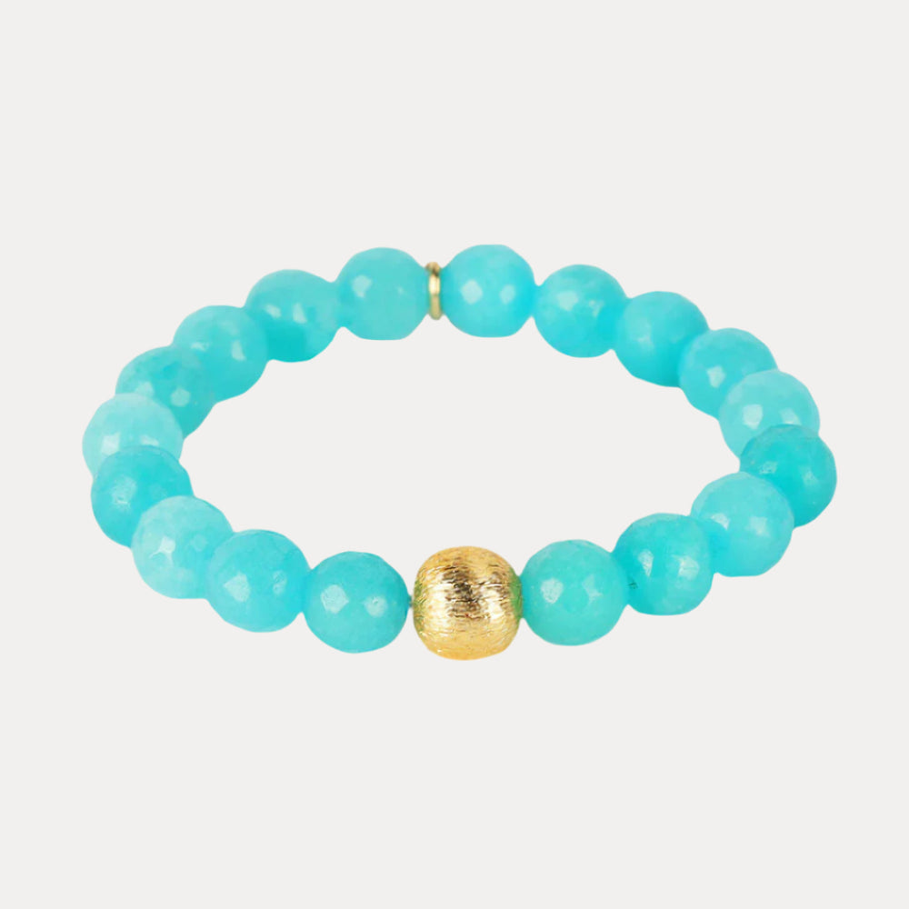 BUDHAGIRL: BIANCA BEADED BRACELET-BLUSH main image 1